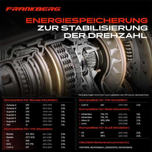 1x Schwungrad Zweimassenschwungrad für VW Golf 6 5K Passat Audi A3 8P Skoda Bild 1x Schwungrad Zweimassenschwungrad für VW Golf 6 5K Passat Audi A3 8P Skoda