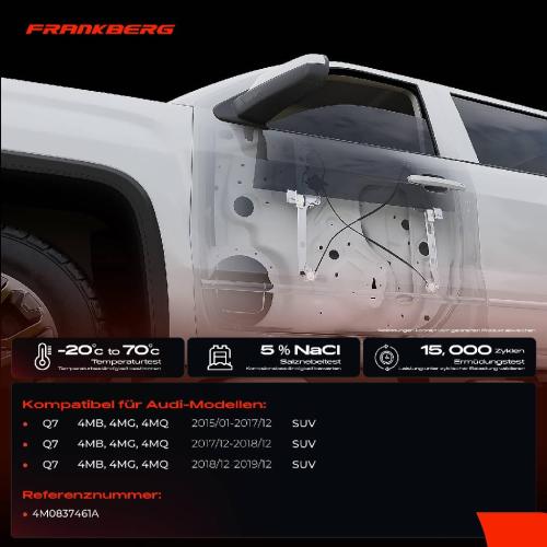 Frankberg 1x Fensterheber Vorne Links für Audi Q7 4MB 4MG 2015-2019 3.1L Bild Frankberg 1x Fensterheber Vorne Links für Audi Q7 4MB 4MG 2015-2019 3.1L