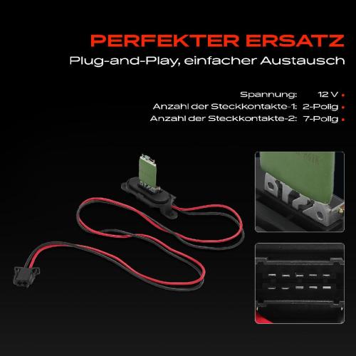 1x Widerstand Vorwiderstand Gebläsemotor für Renault Kangoo KW0/1 FW0/1 Bj ab 2008 Bild 1x Widerstand Vorwiderstand Gebläsemotor für Renault Kangoo KW0/1 FW0/1 Bj ab 2008