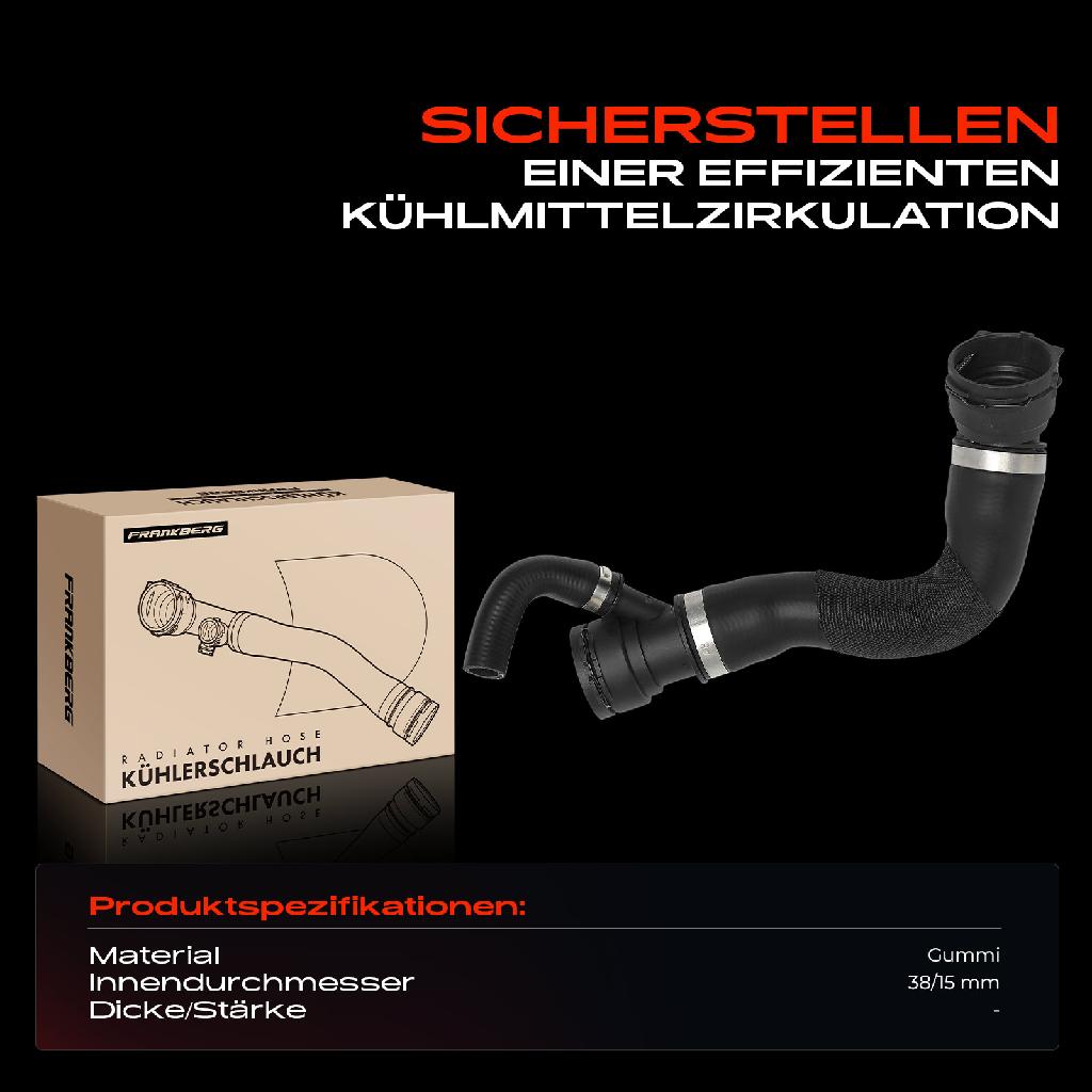 1x Kühlerschlauch Kühlwasserschlauch für BMW E70 E71 E72 3.0L Bj ab 2007