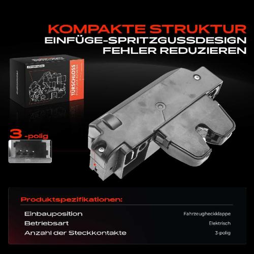 1x Türschloss Fahrzeugheckklappe für Citroën C3 I C4 I C5 I Xsara Peugeot 307 407 Bild 1x Türschloss Fahrzeugheckklappe für Citroën C3 I C4 I C5 I Xsara Peugeot 307 407