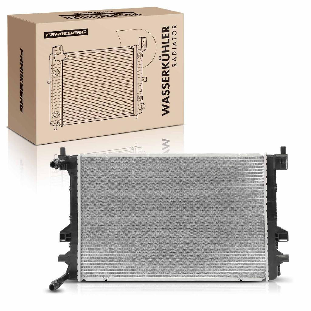 Frankberg 1x Kühler Wasserkühler Motorkühler für VW Golf VII Passat Variant Touran Van Audi A3 Skoda