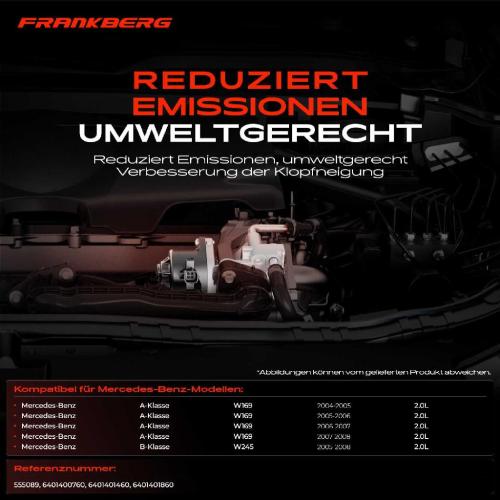 1x AGR-Ventil Abgasrückführungsventil für Mercedes-Benz A-Klasse W169 B-Klasse W245 2.0L 2004-2008 Bild 1x AGR-Ventil Abgasrückführungsventil für Mercedes-Benz A-Klasse W169 B-Klasse W245 2.0L 2004-2008