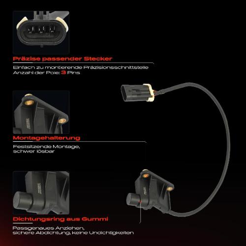1x Nockenwellenposition Sensor für Opel Astra F 56 53 B T92 T98 F08 Corsa B Tigra Vectra B Bild 1x Nockenwellenposition Sensor für Opel Astra F 56 53 B T92 T98 F08 Corsa B Tigra Vectra B