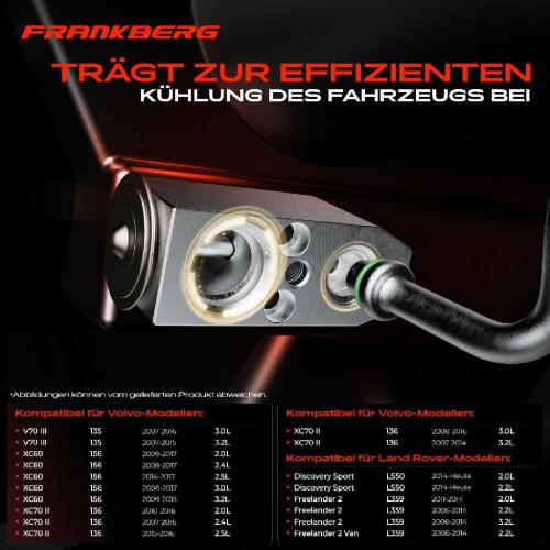 1x Expansionsventil Klimaanlage für Land Rover Discovery Sport Volvo S60 S80 V60 Bild 1x Expansionsventil Klimaanlage für Land Rover Discovery Sport Volvo S60 S80 V60