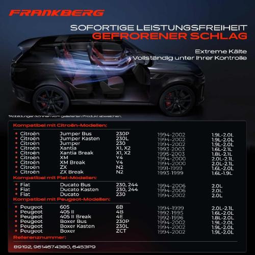 Frankberg 1x Klimakompressor für Citroen Jumper Xantia ZX Peugeot 405 Fiat Bild Frankberg 1x Klimakompressor für Citroen Jumper Xantia ZX Peugeot 405 Fiat