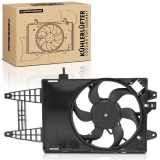 Frankberg 1x Motorkühller Einfachlüfter mit Kühlerlüfterrahmen Fiat Punto Idea Lancia Musa Ypsilon 1.2L 1.4L