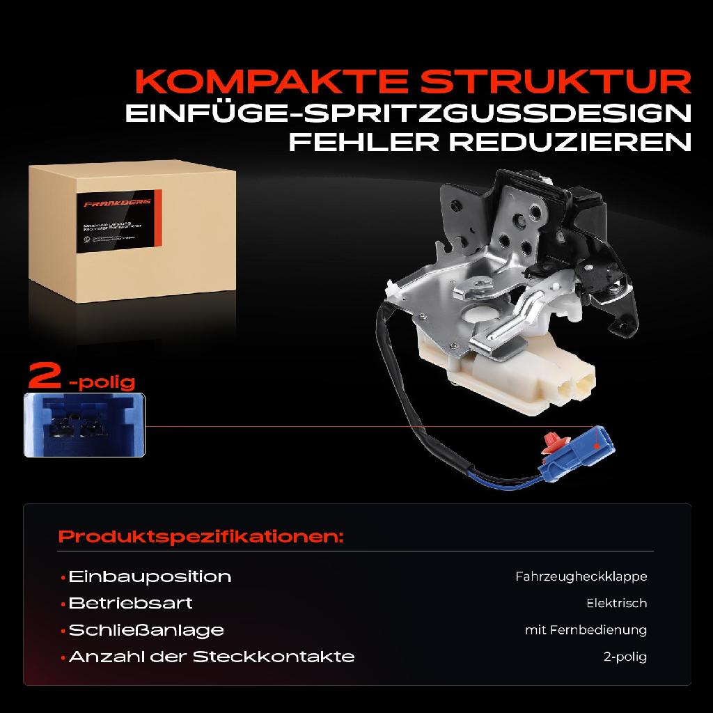 1x Heckklappenschloss für Honda Civic VII ES EP Jazz II GD Stream