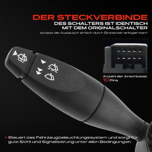 1x Kombischalter Lenkstockschalter für Ford Transit Tourneo Connect Transit FA FM Bild 1x Kombischalter Lenkstockschalter für Ford Transit Tourneo Connect Transit FA FM