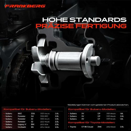 Frankberg 1x Wasserpumpe Kühlwasserpumpe für Toyota GT 86 Subaru Legacy V Forester Impreza XV LegacyV BM BR Bild Frankberg 1x Wasserpumpe Kühlwasserpumpe für Toyota GT 86 Subaru Legacy V Forester Impreza XV LegacyV BM BR