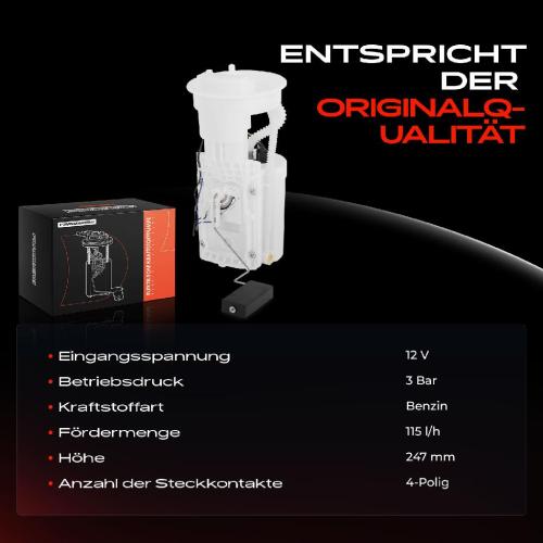 1x Kraftstoffpumpe für Audi TT 8N3 TT Roadster 8N9 1.8L 1998-2006 Bild 1x Kraftstoffpumpe für Audi TT 8N3 TT Roadster 8N9 1.8L 1998-2006