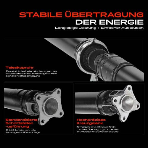 Frankberg 1x Kardanwelle Gelenkwelle Hinterachse für Toyota RAV 4 IV A4 2.0L 2.2L 2.5L 2012-2019 Bild Frankberg 1x Kardanwelle Gelenkwelle Hinterachse für Toyota RAV 4 IV A4 2.0L 2.2L 2.5L 2012-2019