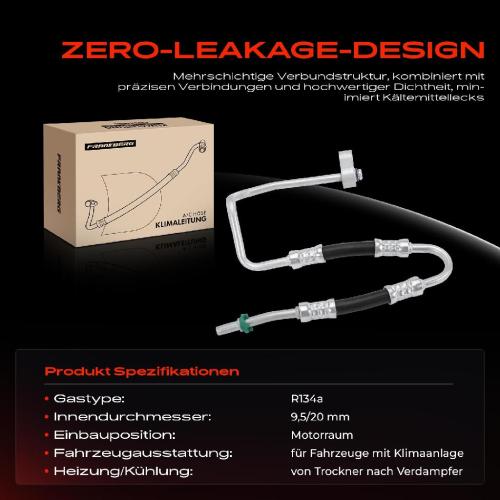 1x Hochdruckleitung Klimaanlage für VW Polo 9N Seat Ibiza Skoda Fabia Bild 1x Hochdruckleitung Klimaanlage für VW Polo 9N Seat Ibiza Skoda Fabia