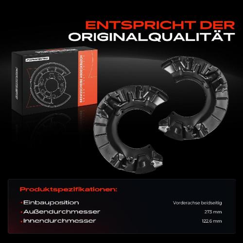 2x Ankerblech Bremsscheibe Vorderachse Beidseitig für MINI Mini R50 R53 Cooper S R52 One Bild 2x Ankerblech Bremsscheibe Vorderachse Beidseitig für MINI Mini R50 R53 Cooper S R52 One