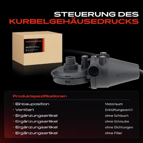 1x Ventil Kurbelgehäusentlüftung für BMW 3ER 5ER 7ER E36 E39 E38 1990-2000 Bild 1x Ventil Kurbelgehäusentlüftung für BMW 3ER 5ER 7ER E36 E39 E38 1990-2000