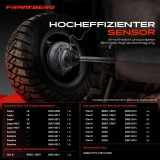 1x ABS Sensor Vorderachse beidseitig für Dacia Logan Express MCV Pick-up Sandero Renault Clio III Grandtour