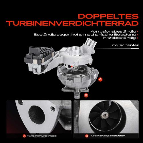 1x Abgasturbolader für Jaguar XF X250 XF Sportbrake XJ X351 Land Rover Discovery IV L319 Range Rover Sport Bild 1x Abgasturbolader für Jaguar XF X250 XF Sportbrake XJ X351 Land Rover Discovery IV L319 Range Rover Sport