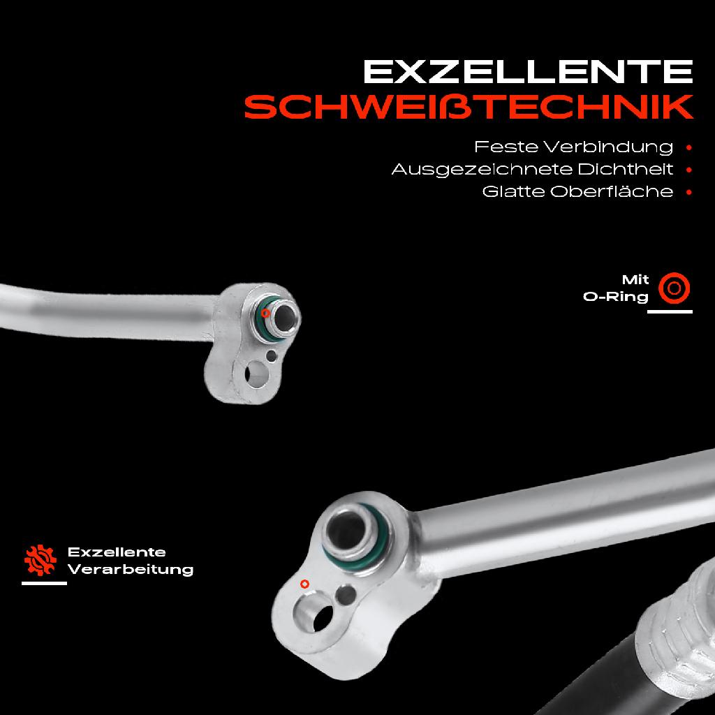 1x Hochdruckleitung Klimaanlage für VW Golf IV 1J1 Bora 1J2 Audi A3 Seat Leon
