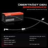 2x Bremsschlauch Bremsschläuche Vorderachse Links oder Rechts für Nissan X-Trail T30 2001-2013