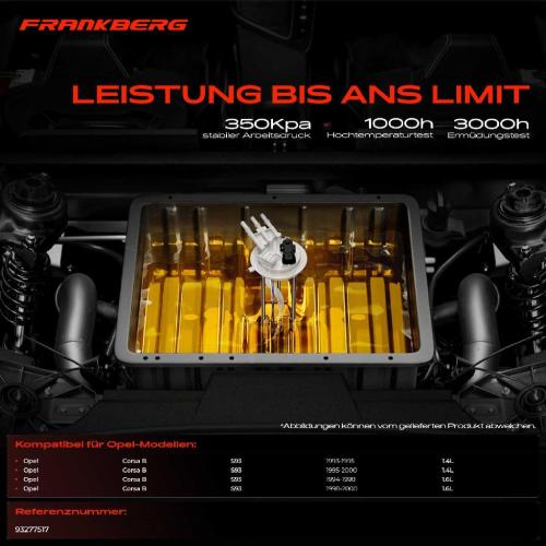 1x Kraftstoffpumpe für Opel Corsa B S93 1.4L 1.6L 1993-2000 Bild 1x Kraftstoffpumpe für Opel Corsa B S93 1.4L 1.6L 1993-2000