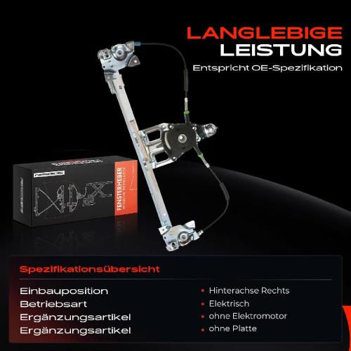 1x Fensterheber Hinten Rechts für 1991-1998 Mercedes-Benz S-Klasse W140 Bild 1x Fensterheber Hinten Rechts für 1991-1998 Mercedes-Benz S-Klasse W140