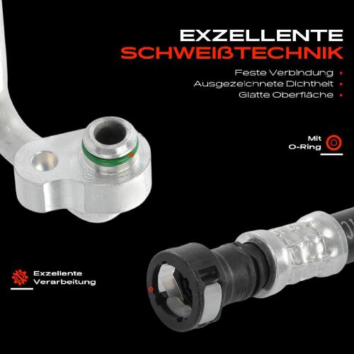 1x Hochdruckleitung Klimaanlage für Fiat Grande Punto 199 1.2L 1.4L Bild 1x Hochdruckleitung Klimaanlage für Fiat Grande Punto 199 1.2L 1.4L