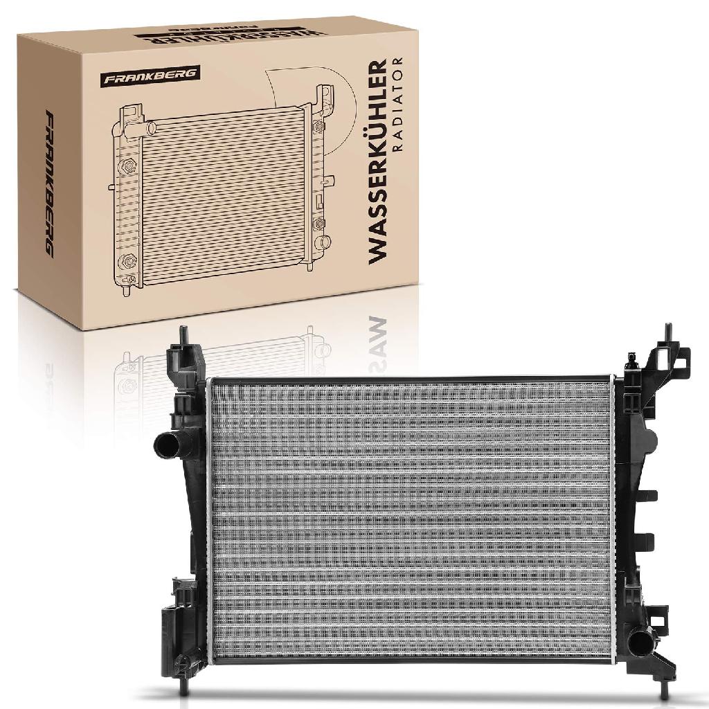Frankberg 1x Kühler Wasserkühler Motorkühler für Citroën Nemo Fiat Fiorino Peugeot Bipper