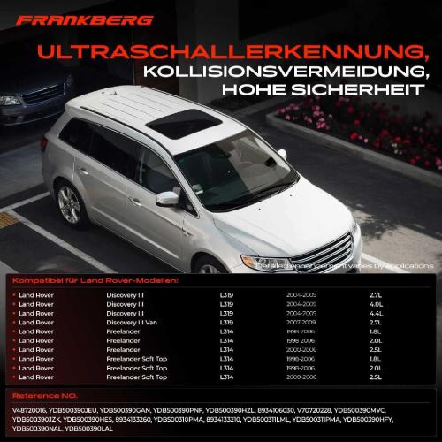 2x Parksensor PDC Sensor Vorne für Land Rover Discovery 3 L319 Freelander L314 Bild 2x Parksensor PDC Sensor Vorne für Land Rover Discovery 3 L319 Freelander L314