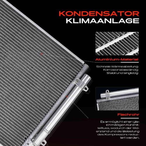 1x Kondensator Klimaanlage für VW Passat 3G2 CB2 Alltrack Variant 2.0L Bild 1x Kondensator Klimaanlage für VW Passat 3G2 CB2 Alltrack Variant 2.0L