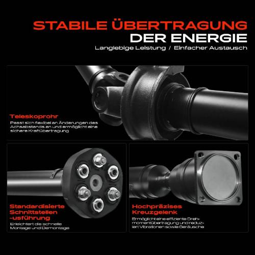 Frankberg 1x Kardanwelle Gelenkwelle Hinterachse für Renault Scénic I MPV FA0 JA0/1 1.8L 1.9L 2.0L 2000-2003 Bild Frankberg 1x Kardanwelle Gelenkwelle Hinterachse für Renault Scénic I MPV FA0 JA0/1 1.8L 1.9L 2.0L 2000-2003