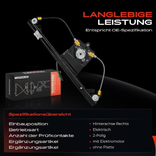 1x Fensterheber Hinten Rechts für Dacia Duster HM SUV ab 2017 Bild 1x Fensterheber Hinten Rechts für Dacia Duster HM SUV ab 2017