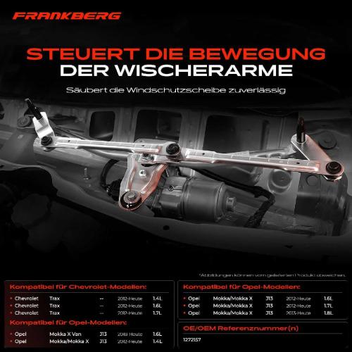 1x Wischergestänge Vorne für Opel Mokka/Mokka X Chevrolet Trax Bild 1x Wischergestänge Vorne für Opel Mokka/Mokka X Chevrolet Trax