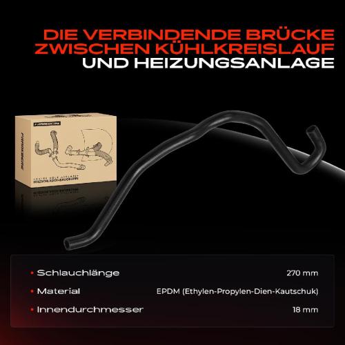 1x Heizungsschlauch Schlauch Wärmetauscher-Heizung für BMW E70 F15 F85 E71 E72 F16 Bild 1x Heizungsschlauch Schlauch Wärmetauscher-Heizung für BMW E70 F15 F85 E71 E72 F16