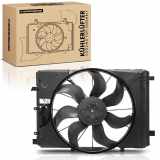 Frankberg 1x Motorkühller Einfachlüfter mit Kühlerlüfterrahmen Mercedes-Benz W204 C218 X218 A207 W212 C207