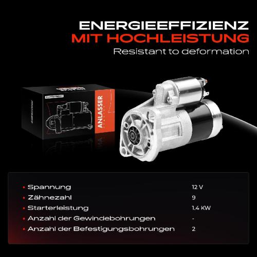 Frankberg 1x Anlasser Starter für Nissan Pick-up D22 Terrano II R20 2.4L 1994-2005 Bild Frankberg 1x Anlasser Starter für Nissan Pick-up D22 Terrano II R20 2.4L 1994-2005