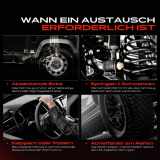 2x Fahrwerksfeder Hinterachse für Alfa Romeo Mito 955 1.2L 1.4L 1.6L 2008-2021