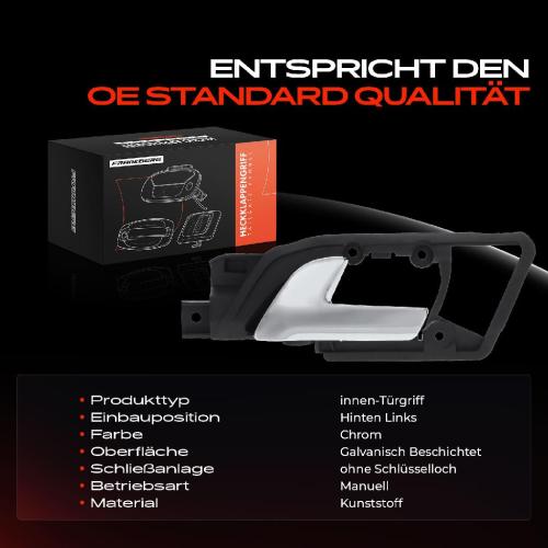1x Türgriff Hinten Links innen für VW Polo 9A 9N Polo Stufenheck 9A2 9A4 9A6 9N2 1.2L 1.4L 1.6L 2001-2012 Bild 1x Türgriff Hinten Links innen für VW Polo 9A 9N Polo Stufenheck 9A2 9A4 9A6 9N2 1.2L 1.4L 1.6L 2001-2012