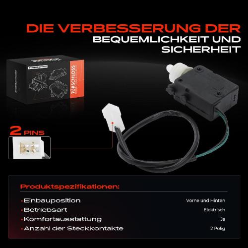 Frankberg 1x Türschloss Vorne und Hinten für Mercedes-Benz G-Klasse W463 3.0L 3.2L 3.4L 4.0L 5.0L 5.4L Bj ab 1994 Bild Frankberg 1x Türschloss Vorne und Hinten für Mercedes-Benz G-Klasse W463 3.0L 3.2L 3.4L 4.0L 5.0L 5.4L Bj ab 1994