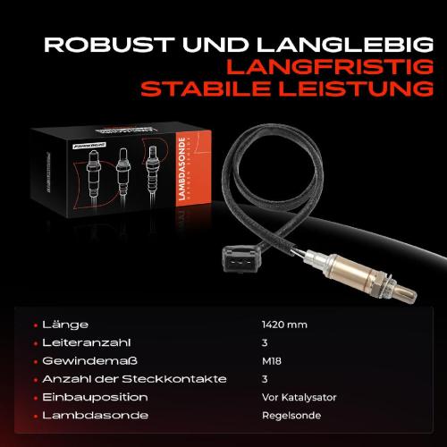Frankberg 1x Lambdasonde Regelsonde Vor Katalysator für VW Golf II 19E Jetta II 1.3L 1.8L 1983-1991 Bild Frankberg 1x Lambdasonde Regelsonde Vor Katalysator für VW Golf II 19E Jetta II 1.3L 1.8L 1983-1991