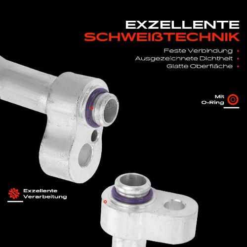1x Hochdruckleitung Klimaanlage für VW Passat 3B Skoda Superb I 3U4 Bild 1x Hochdruckleitung Klimaanlage für VW Passat 3B Skoda Superb I 3U4