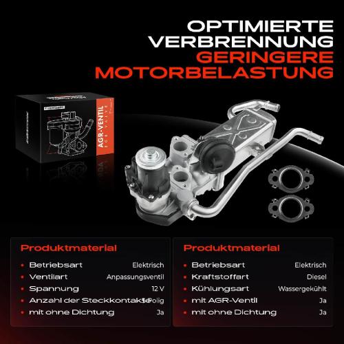 Frankberg 1x AGR-Ventil Abgasrückführungsventil für VW Polo Audi A1 Sportback Seat Ibiza IV Sportcoupe Skoda Bild Frankberg 1x AGR-Ventil Abgasrückführungsventil für VW Polo Audi A1 Sportback Seat Ibiza IV Sportcoupe Skoda