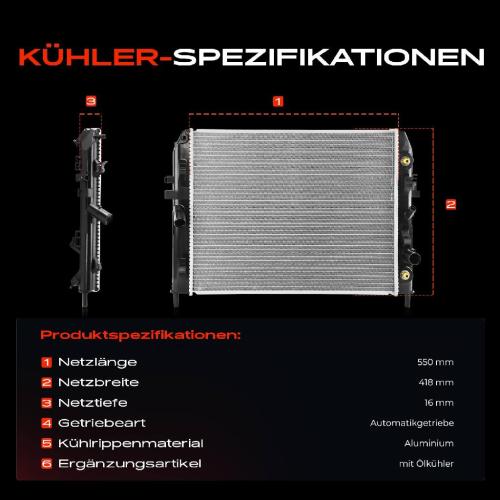 Frankberg 1x Kühler Wasserkühler Motorkühler für Mazda MX-5 III NC 1.8L 2.0L 2005-2014 Bild Frankberg 1x Kühler Wasserkühler Motorkühler für Mazda MX-5 III NC 1.8L 2.0L 2005-2014