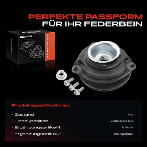 1x Domlager Federbeinstütz lager für Nissan Note E11 NE11 2006-2013 Bild 1x Domlager Federbeinstütz lager für Nissan Note E11 NE11 2006-2013