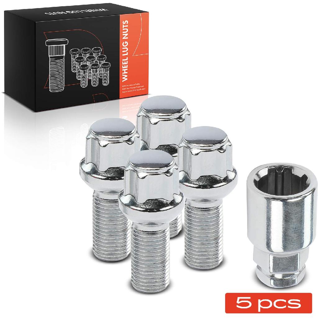 Frankberg 5x Radschraube für VW Golf 5 Polo Passat Audi A3 A6