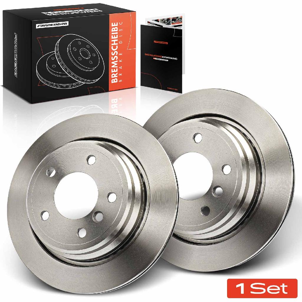 2x Bremsscheiben Hinterachse für BMW 5er Touring E39 2.0L-4.4L 1995-2004