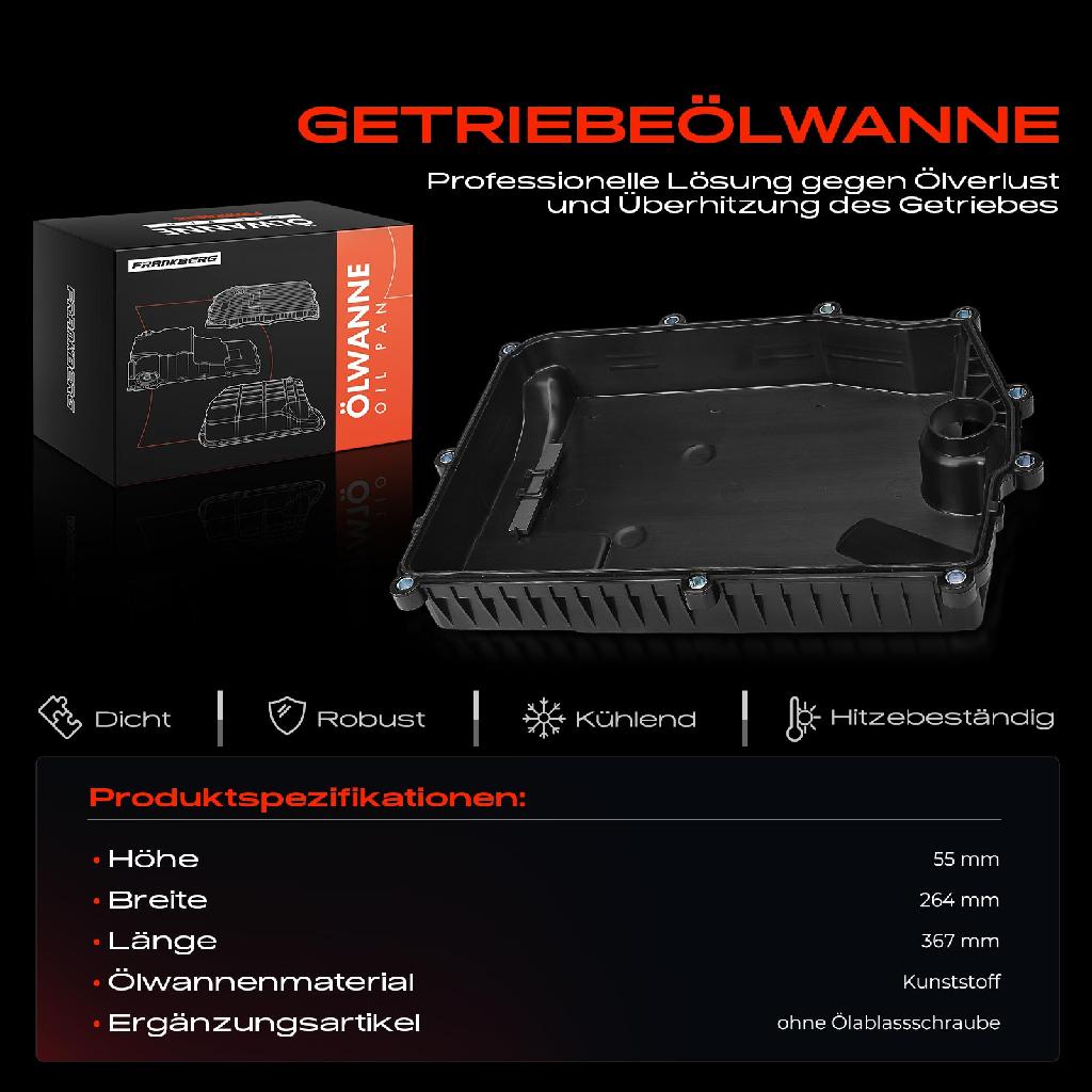 1x Ölwanne Getriebeölwanne für Ford Focus 2 3 Galaxy Kuga Mondeo C-Max Dodge Journey