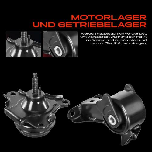 Frankberg 2x Motorlager Getriebelagerlager Rechts für Honda Civic VII ES ET 1.3L 2003-2005 Bild Frankberg 2x Motorlager Getriebelagerlager Rechts für Honda Civic VII ES ET 1.3L 2003-2005