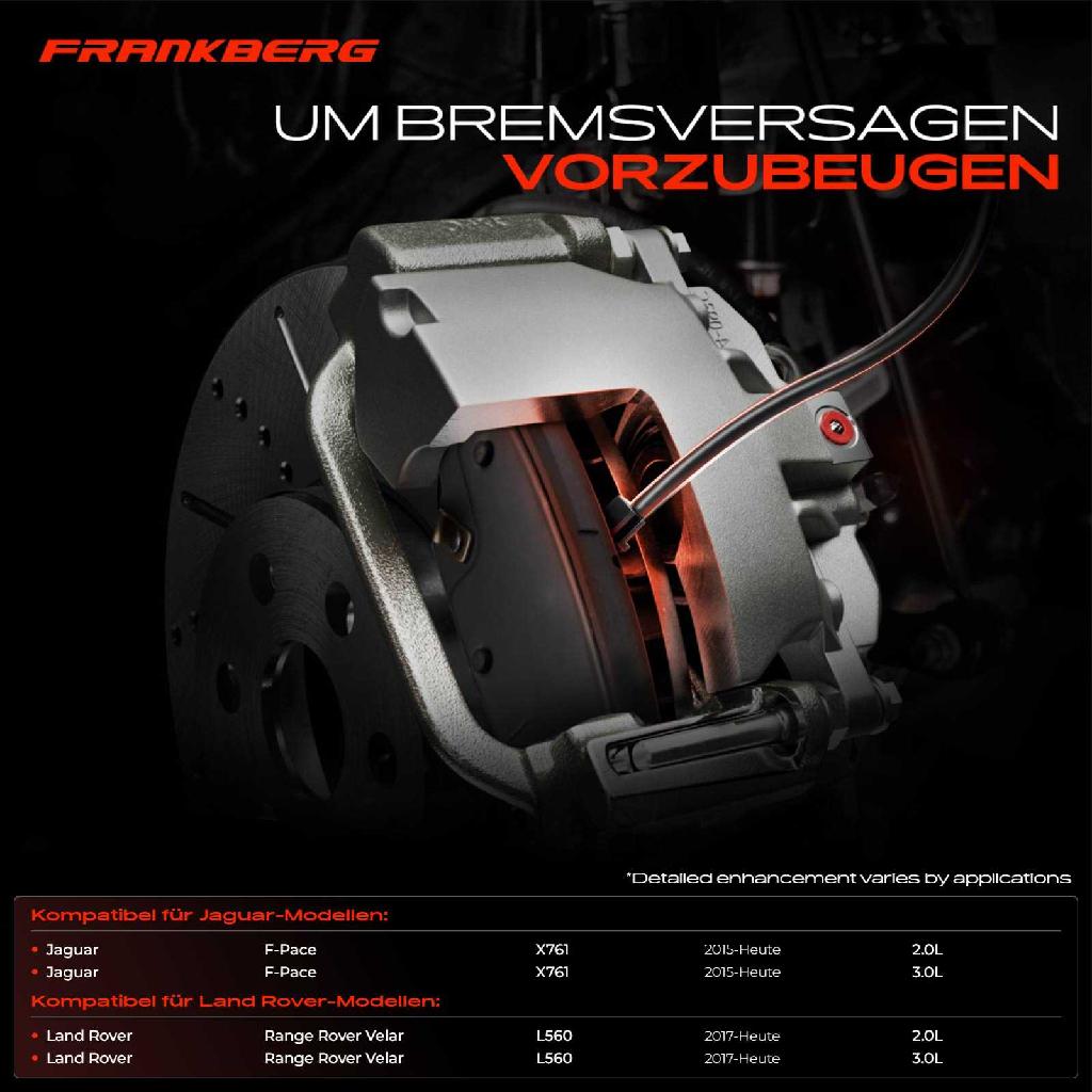 2x Warnkontakt Bremsbelagverschleiß Hinten für Jaguar F-Pace X761 Land Rover L560