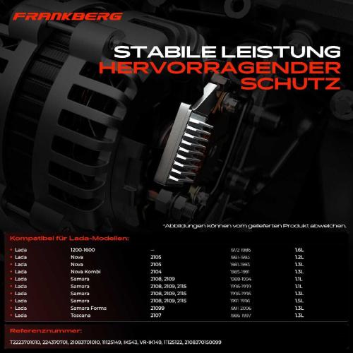 1x Lichtmaschinenregler Generatorregler für Lada Nova 1200-1600 Samara Toscana Bild 1x Lichtmaschinenregler Generatorregler für Lada Nova 1200-1600 Samara Toscana