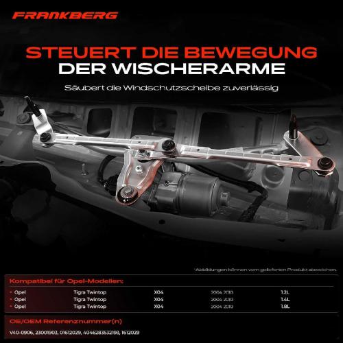 1x Wischergestänge Scheibenwischeraufnahme Vorne für Opel Corsa X01 Tigra X04 2000-2012 Bild 1x Wischergestänge Scheibenwischeraufnahme Vorne für Opel Corsa X01 Tigra X04 2000-2012